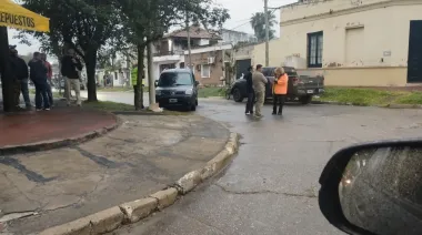 Esquina: accidente en San Martín y Mancini dejó daños materiales