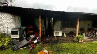 Una mujer de 89 años murió tras quedar atrapada en un incendio