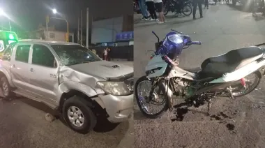 Tragedia: un adolescente de 16 años murió tras un choque entre una moto y una camioneta