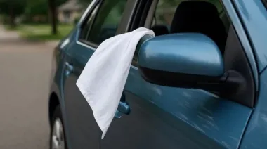 Colgar un trapo blanco de la ventana del auto: para qué sirve y por qué lo recomiendan