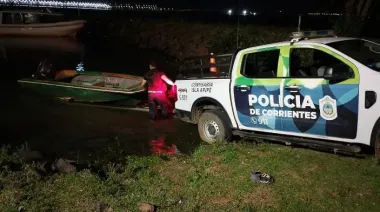 Cuatreros preparaban cuatro vacunos para llevarlos en lancha : hubo persecución y disparos en el río Paraná