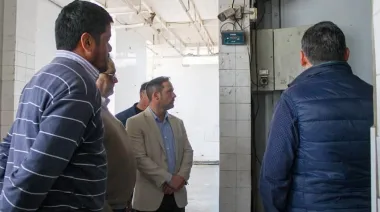 Olivetti recibió al ministro de Producción y mostró los avances del Matadero Municipal de Esquina