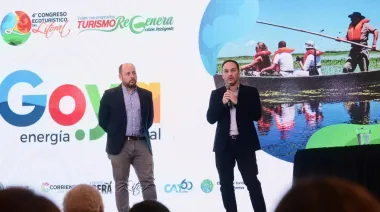 El intendente Mariano Hormaechea participó de la presentación de la marca “Goya energía natural”