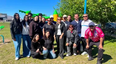 Esquina: Olivetti acompañó al CEF N.º 24 en una jornada especial por el Día de las Infancias