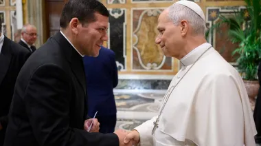El sacerdote goyano Pablo Stortti participó de un encuentro internacional en Roma y saludó al Papa