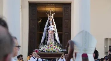 Goya se viste de fe: comienza la Novena en honor a la Virgen del Rosario