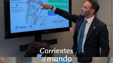 La energía que Corrientes necesita para dar el próximo salto: Valdés llevó su plan a Francia