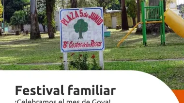 Goya invita a disfrutar de una tarde en familia con música y actividades en la Plaza 5 de Junio
