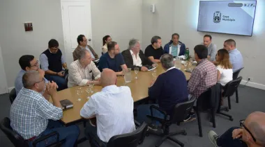 Reunión del Comité Operativo de Emergencia de Goya ante la creciente del río