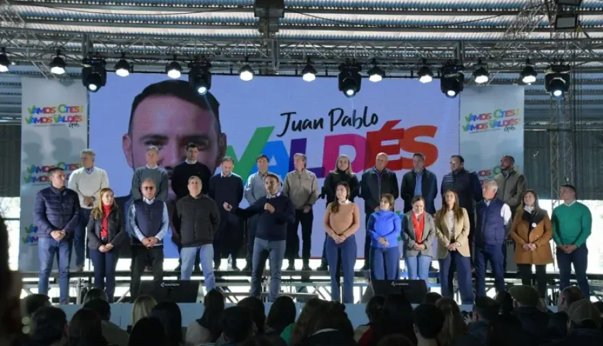 Miremos al Futuro": El mensaje de Valdés en la presentación de "Vamos Corrientes" en Esquina