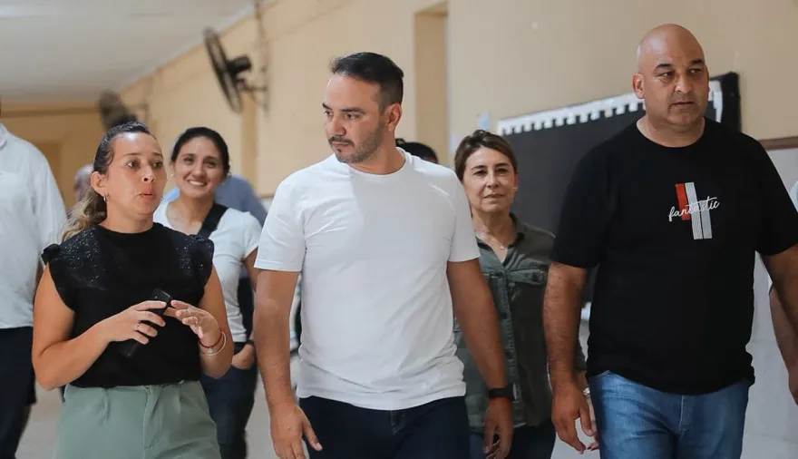 Juan Pablo Valdés en San Luis del Palmar: "Juntos vamos a salir adelante"