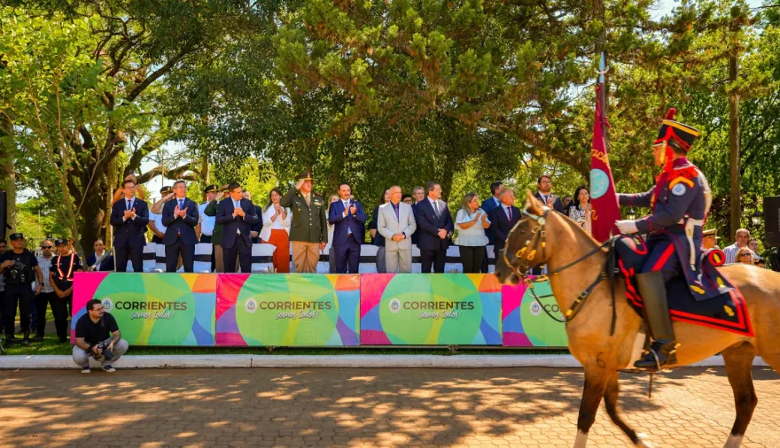 Natalicio de San Martín: El gobernador de Corrientes en Yapeyú