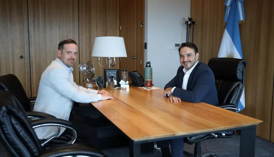 Esquina fortalece gestiones: reunión clave entre Olivetti y Valdés