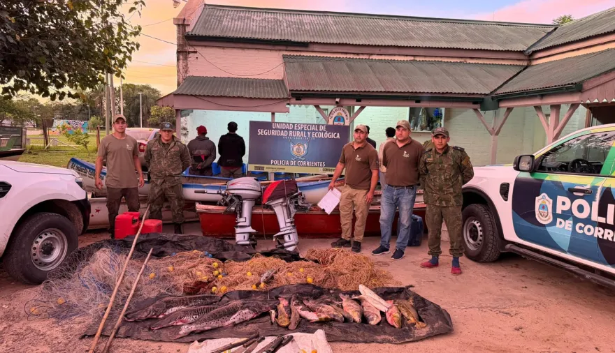 Cuatro santafesinos  detenidos por depredar en la reserva Isoró