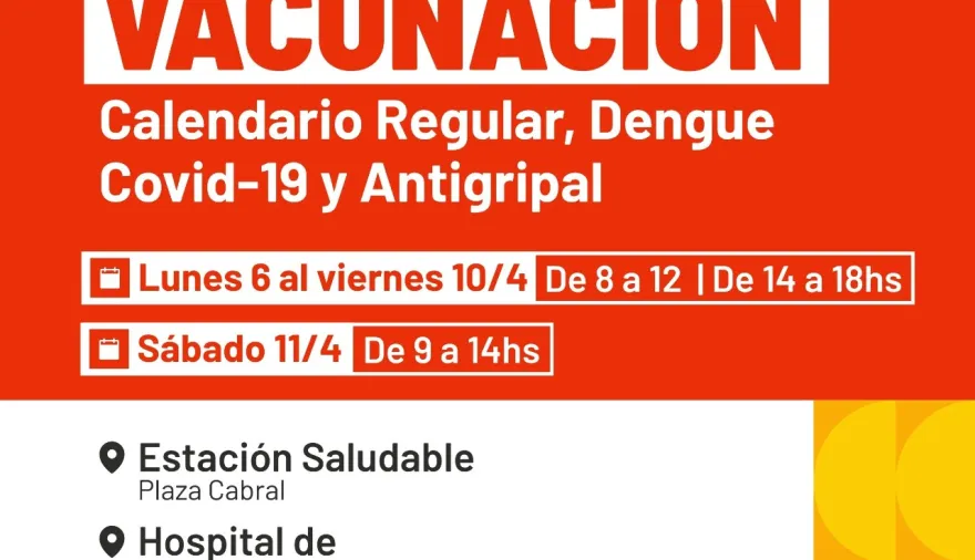 Se recomienda completar el calendario de vacunación y antigripal para grupos de riesgo