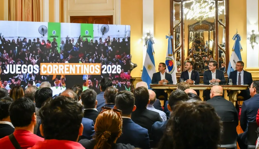 El gobernador Juan Pablo Valdés presentó los Juegos Correntinos 2026
