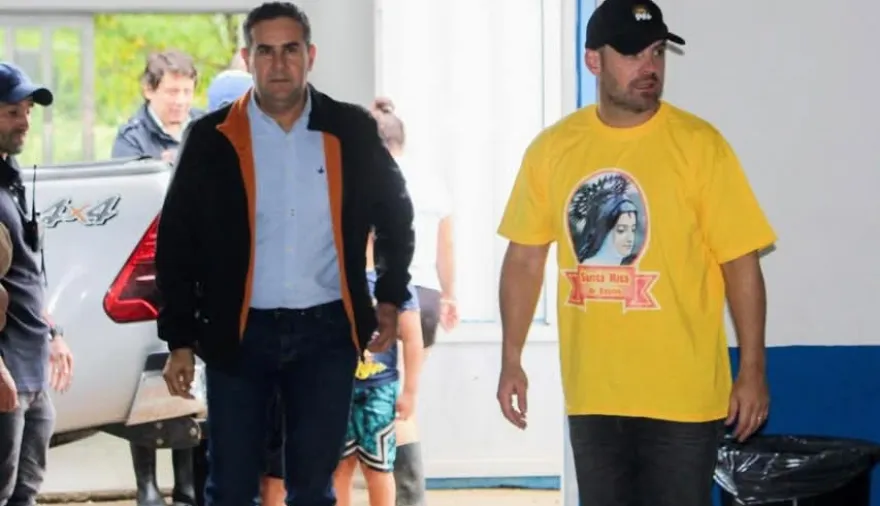 Olivetti e Irigoyen recorrieron zonas afectadas y coordinan asistencia tras el temporal en Esquina