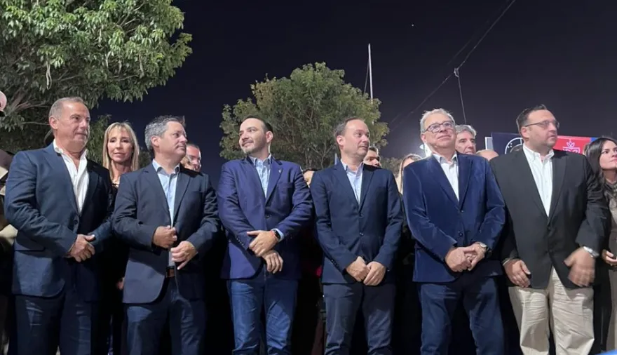 El Gobernador Juan Pablo Valdés junto al Intendente Mariano Hormaechea participaron de la habilitación de  Expo Goya