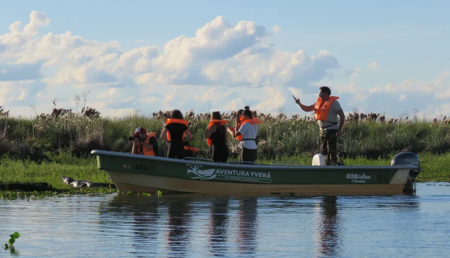 Alumnos de intercambio hicieron una visita académica y cultural a los Esteros del Iberá