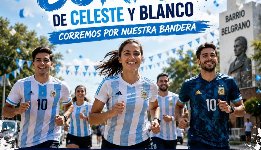 Goya se viste de celeste y blanco con una nueva edición de “Goya Corre”