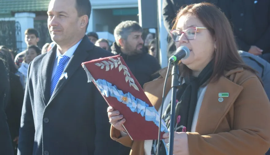 Goya honró el Día de la Bandera y la memoria de su creador, Manuel Belgrano
