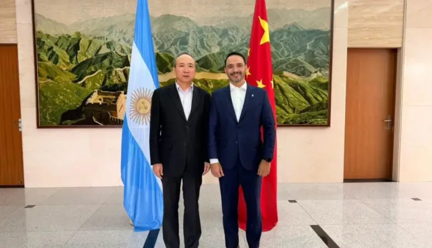 Valdés presentó el potencial productivo de Corrientes ante el embajador de China