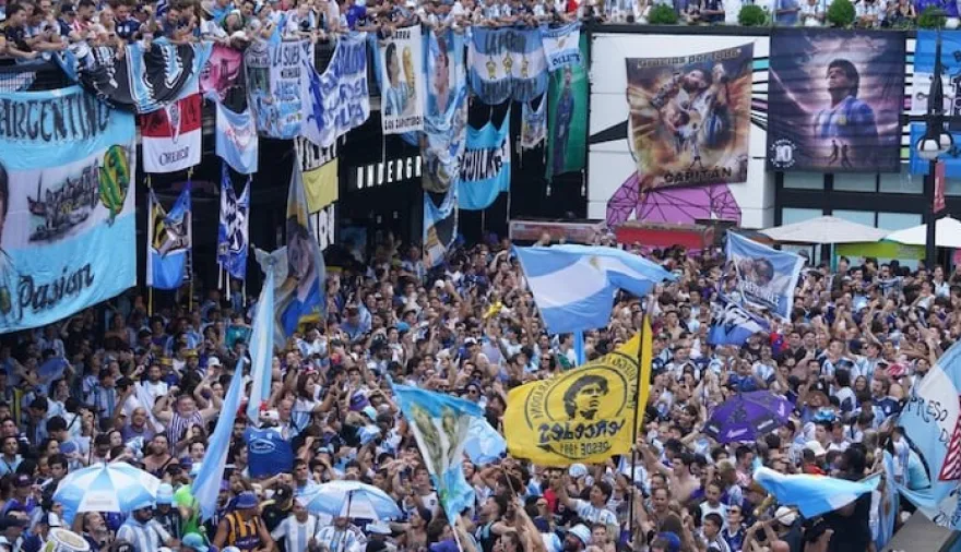 Atlanta se tiñó de celeste y blanco: miles de argentinos alentaron a la Selección antes de la semifinal