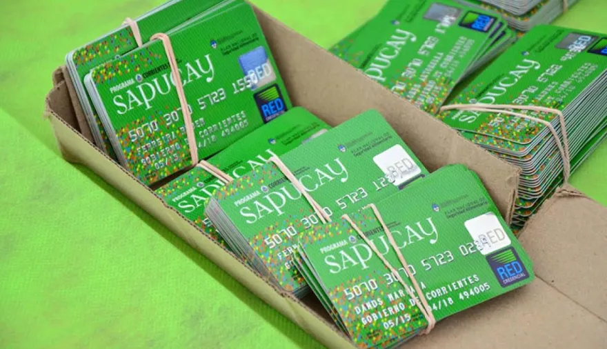 Desde este jueves están habilitadas las Tarjetas Sapukay con saldo disponible hasta el 27 de agosto