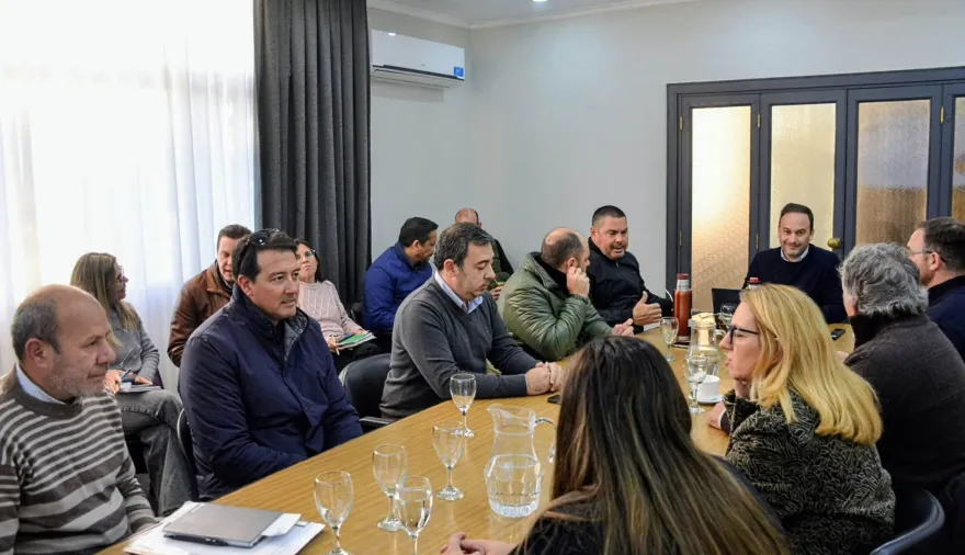 Goya: Hormaechea encabezó una reunión de gabinete para avanzar con la agenda de gestión