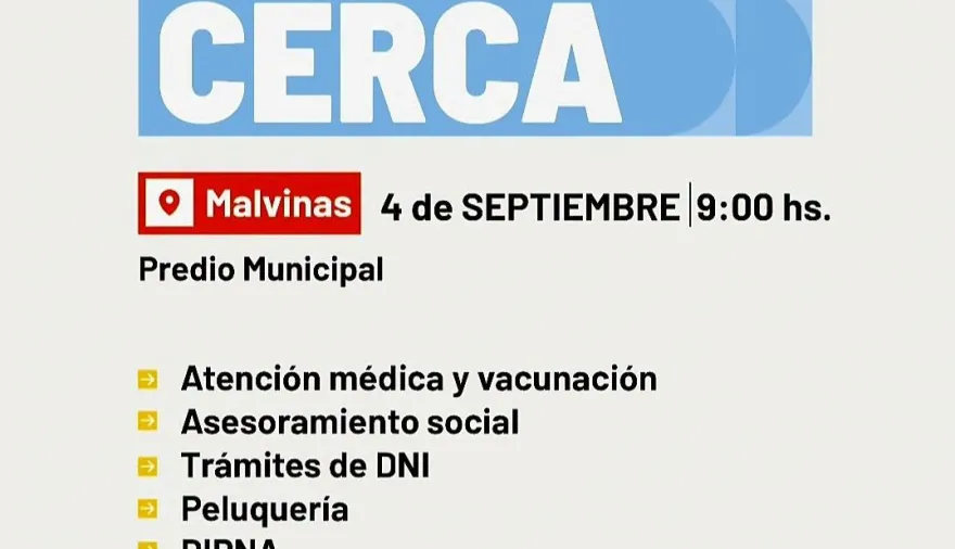 Malvinas se prepara para una nueva jornada de servicios con el operativo “Corrientes Cerca”