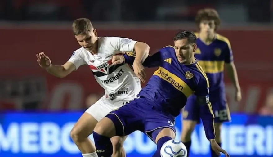 Boca empató 1-1 con San Pablo en Brasil y clasificó a las semifinales de la Copa Sudamericana