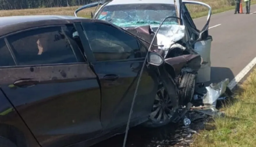 Tragedia en la Ruta 12: tres personas murieron tras un violento choque frontal