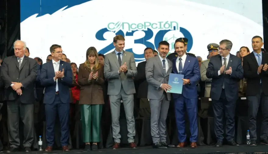 En el 230° aniversario de Concepción del Yaguareté Corá , Juan Pablo Valdés anunció nuevas viviendas y obras clave