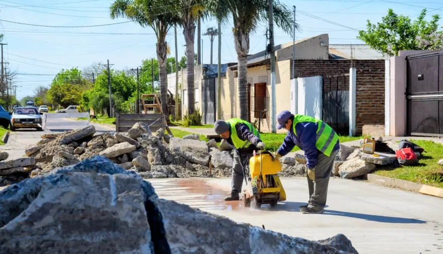Goya avanza con un plan de bacheo para mejorar las calles de la ciudad