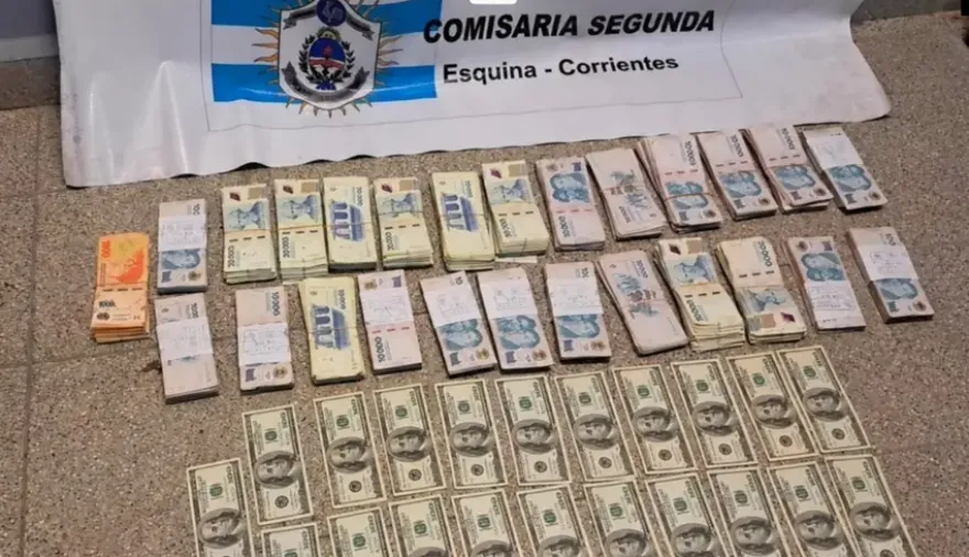 Un robo entre familiares sacudió a Esquina: recuperaron pesos y dólares y hay un detenido