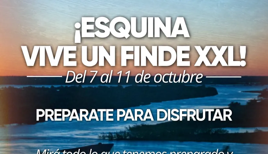 Esquina se prepara para cinco días de actividades y propuestas para disfrutar el fin de semana largo