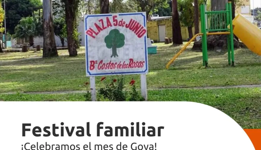 Goya invita a disfrutar de una tarde en familia con música y actividades en la Plaza 5 de Junio