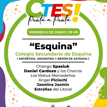 Este viernes 6 de junio vuelve el programa artístico musical a la Ciudad de Esquina