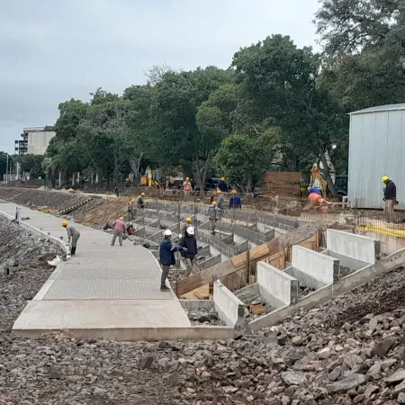 La Nueva Costanera de Goya avanza con fuerza bajo la gestión del intendente Hormaechea y el apoyo del gobernador Valdés