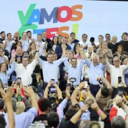 Con Valdés como figura, Vamos Corrientes lanza su campaña con un acto masivo en Goya