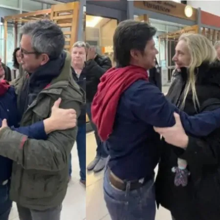 Karina Milei y Martín Menem llegaron a Corrientes