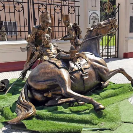 Los restos del Sargento Cabral vuelven a Saladas, su tierra natal, 212 años despues