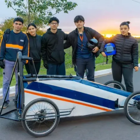 Preparan la pista para la largada de la competencia Tecnicar "Che Taragüí"
