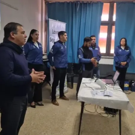Esquina- El subsecretario de Seguridad Ciudadana encabezó jornadas de prevención en escuelas