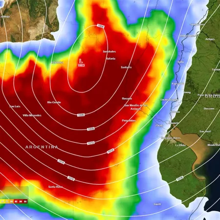 Alerta por tormenta de Santa Rosa: Lluvias intensas y baja de temperatura afectarán a varias provincias