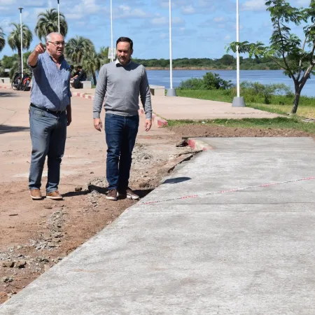 Goya avanza con obras que transforman la ciudad, nueva senda peatonal sector norte