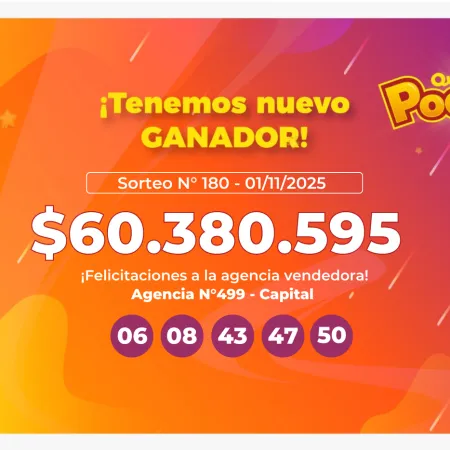 Un nuevo ganador en capital se llevó más de $60 millones en la Poceada Correntina