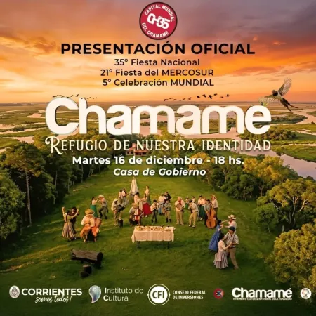 El Gobernador encabezará la presentación oficial de la 35° Fiesta Nacional del Chamamé