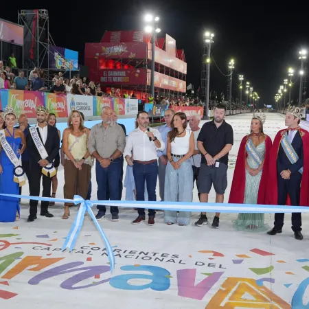 "Vamos a demostrar que la verdadera capital nacional es Corrientes", afirmó Juan Pablo Valdés al inaugurar el Carnaval Provincial 2026