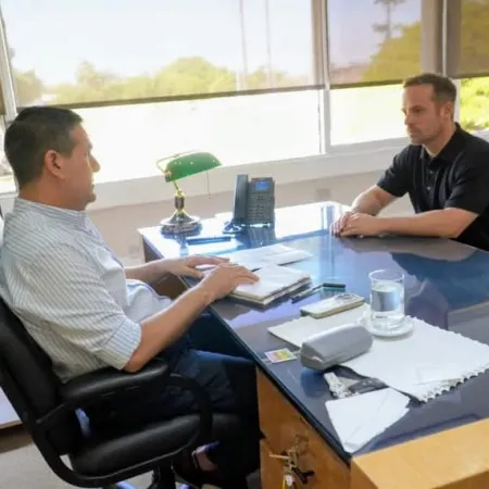 Olivetti se reunió con el Ministro de Desarrollo Social para fortalecer la asistencia social en Esquina